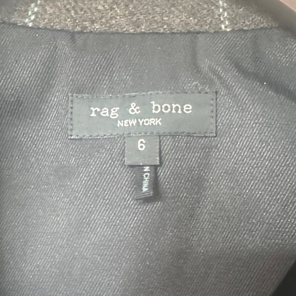 New Rag & Bone Women's Brown Checkered Blazer 6 - Picture 2 of 8